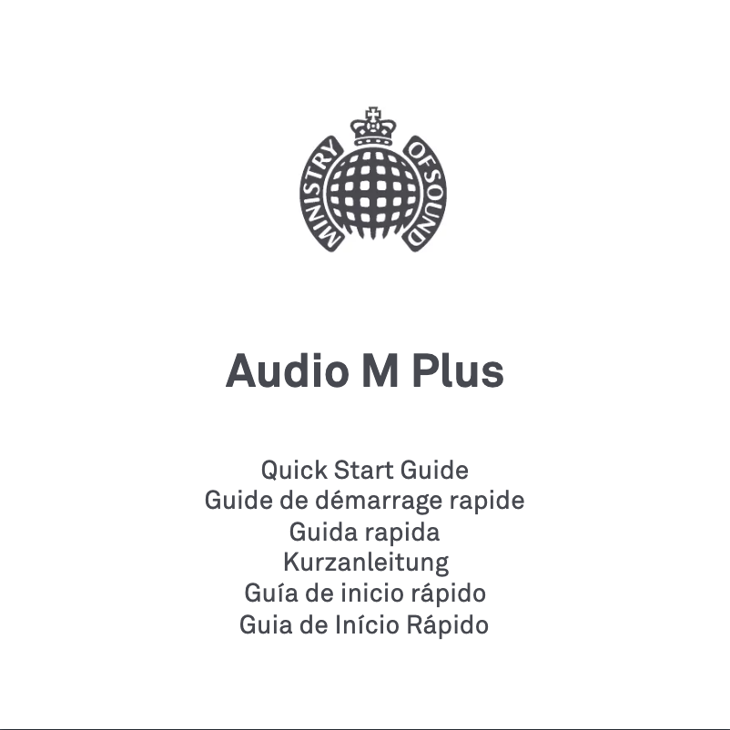 Page n°1 - Manuel utilisateur Ministry of Sound Audio M Plus