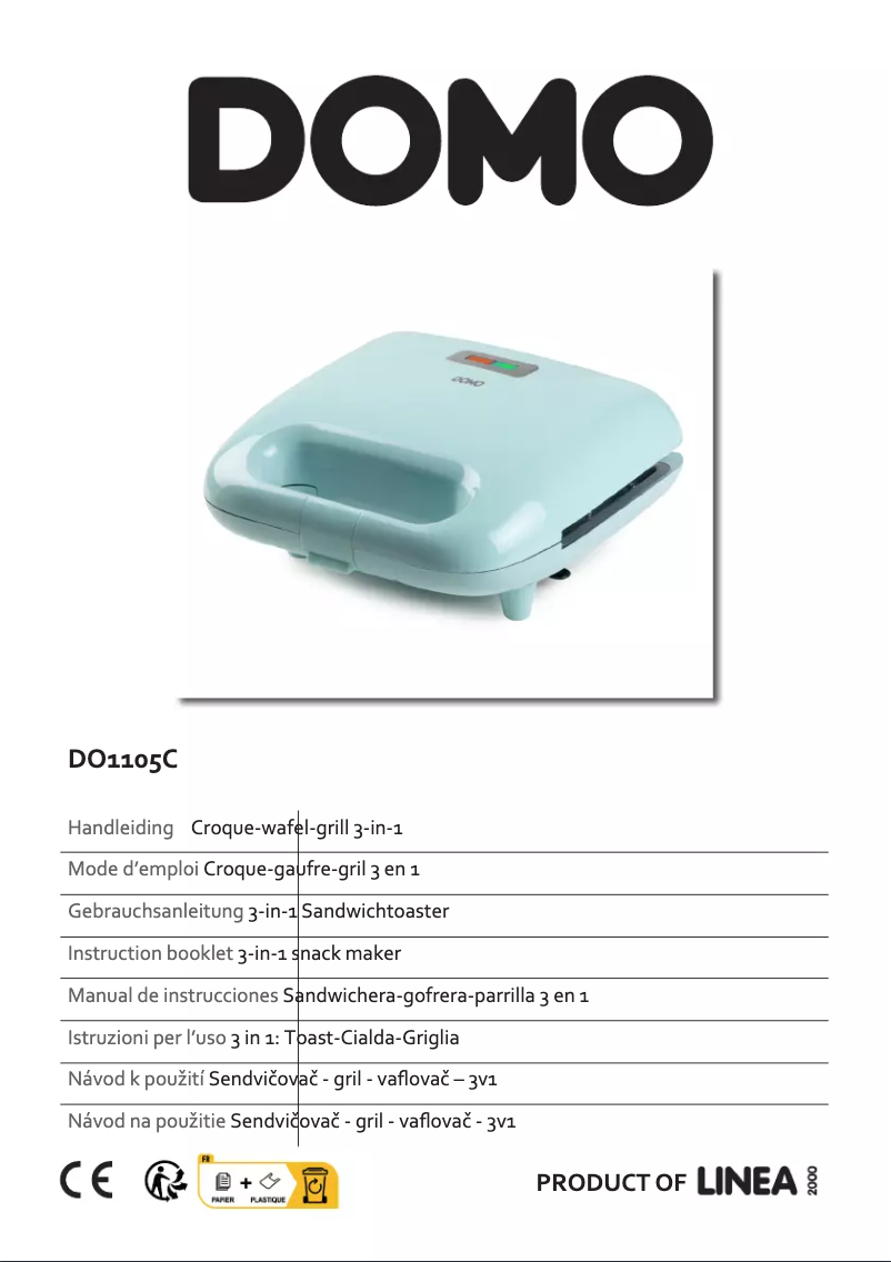 Page n°1 - Manuel utilisateur Domo DO1105C