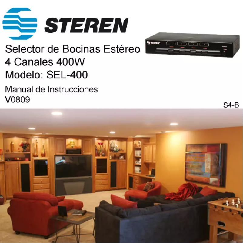Page n°1 - Manuel utilisateur Steren SEL-400
