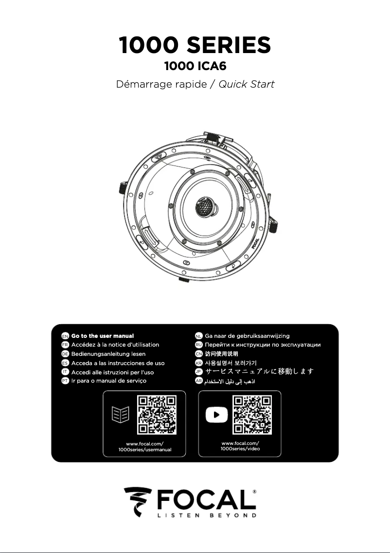 Imagen de la primera página del manual del dispositivo 1000 ICA 6