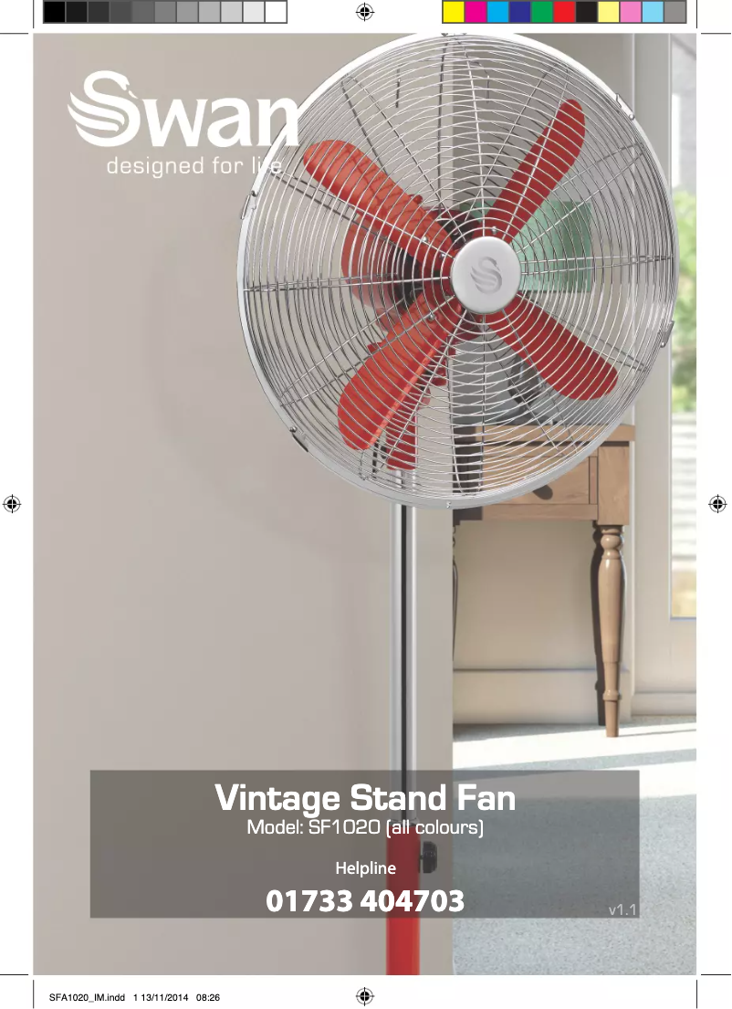 Image de la première page du manuel de l'appareil SFA1020BLN