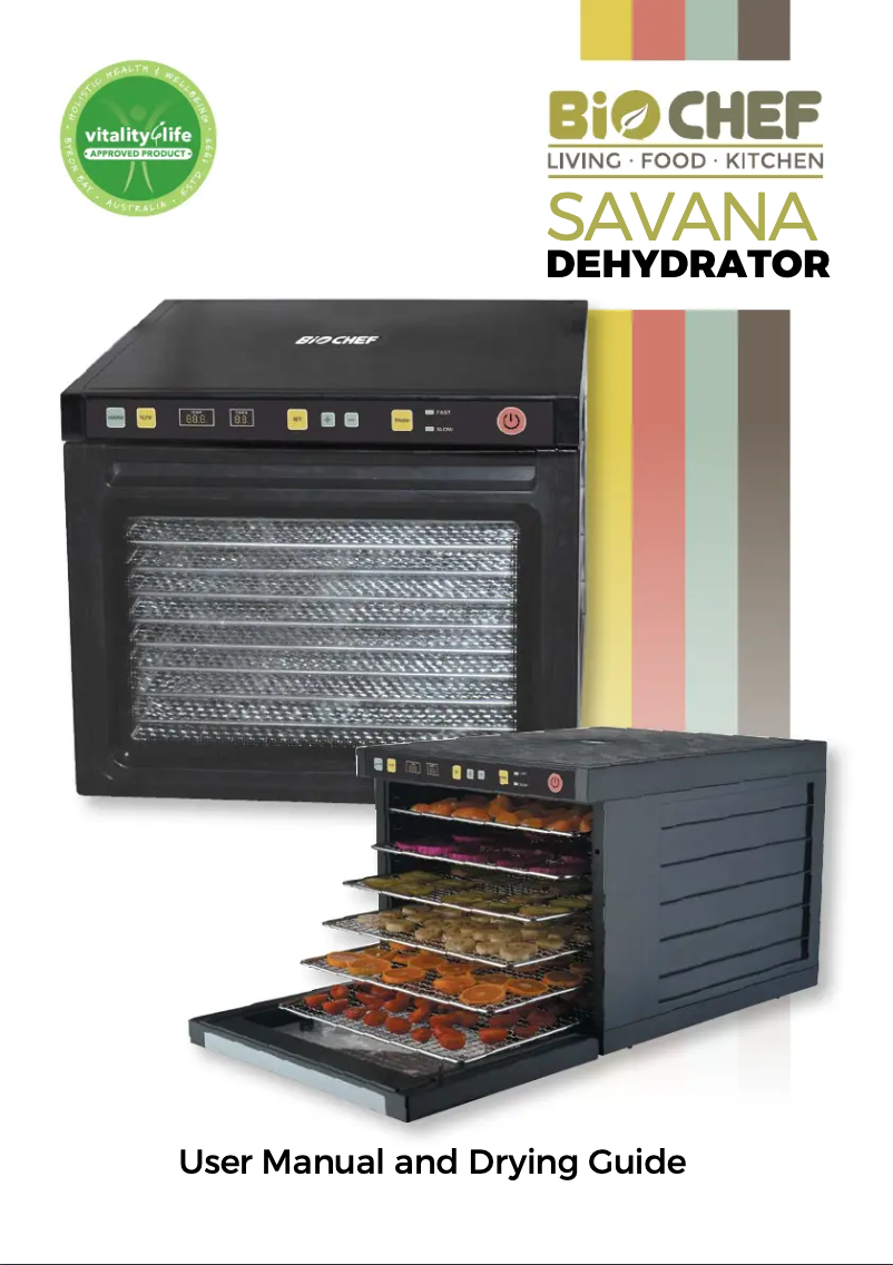 Page 1 de la notice Manuel utilisateur BioChef Savana