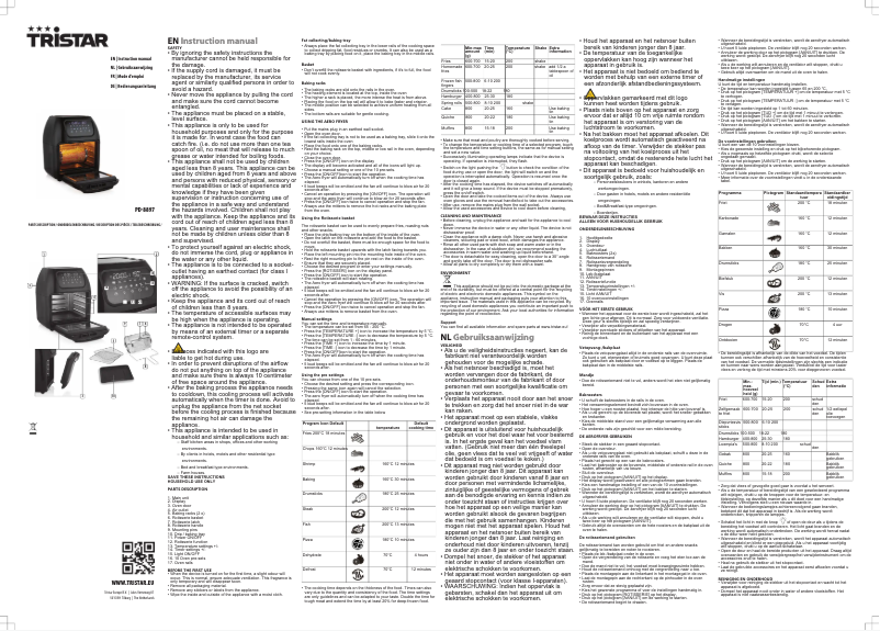 Image de la première page du manuel de l'appareil PD-8897