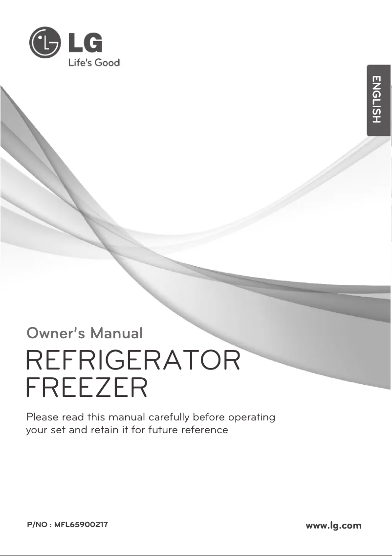 Page 1 de la notice Manuel utilisateur LG GN-V292RLC