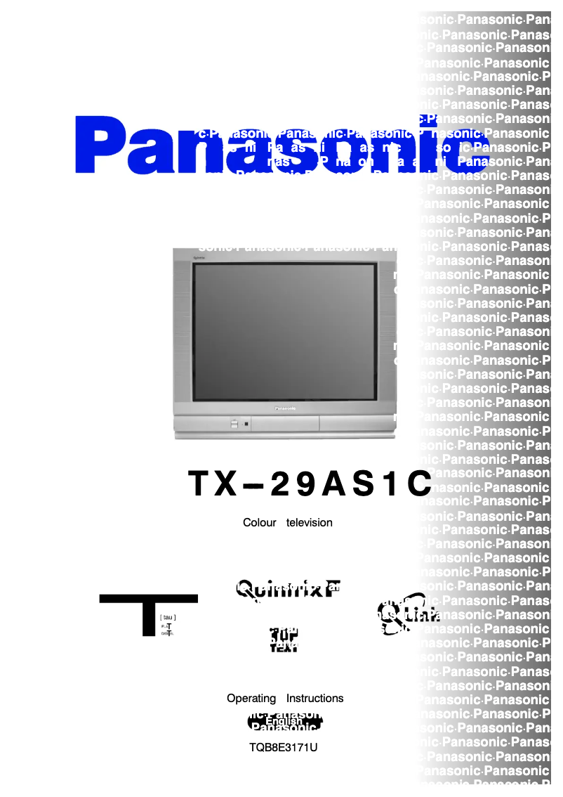Imagen de la primera página del manual del dispositivo TX-29AS1C