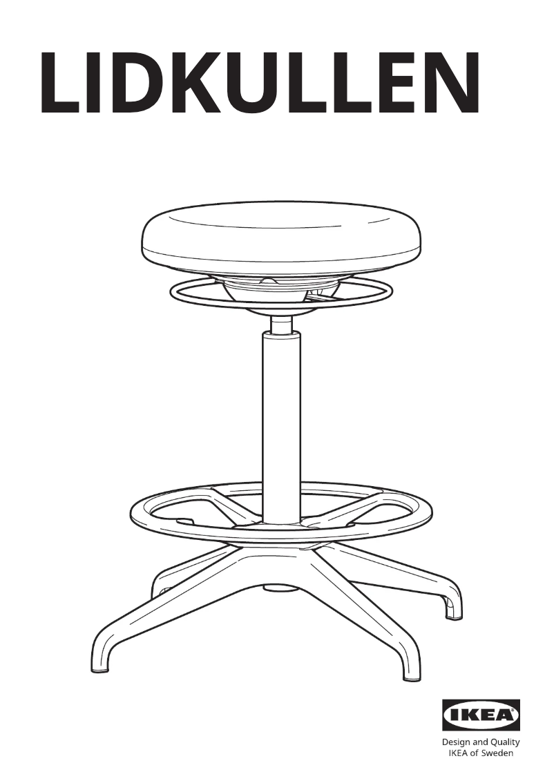 Page 1 de la notice Manuel utilisateur Ikea LIDKULLEN 304.457.74