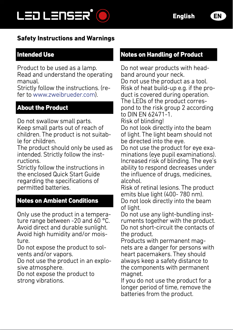 Image de la première page du manuel de l'appareil H6