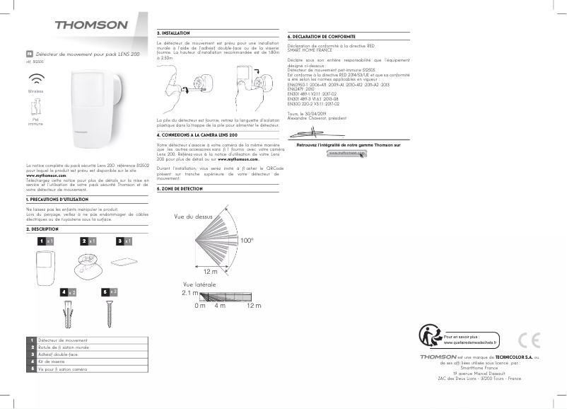 Página 1 del manual Manual de usuario Thomson 512505