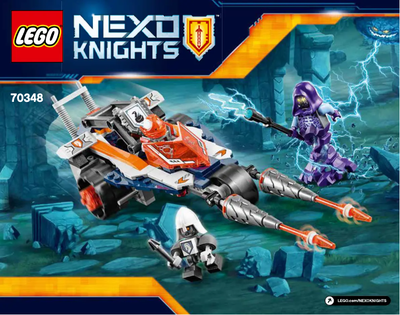 Page 1 de la notice Manuel utilisateur Lego Nexo Knights 70348