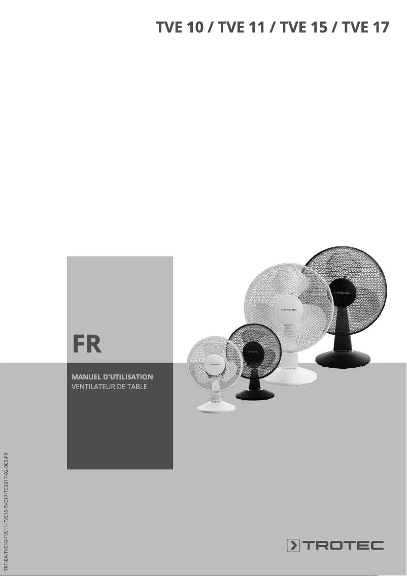 Image de la première page du manuel de l'appareil TVE 10