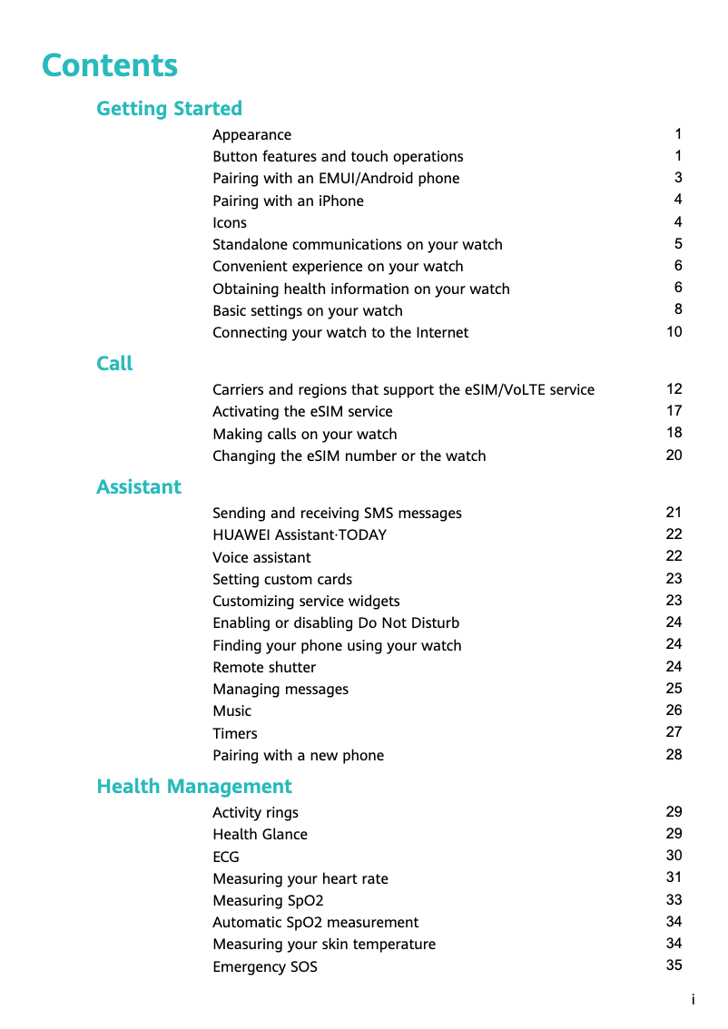 Image de la première page du manuel de l'appareil 4 Pro