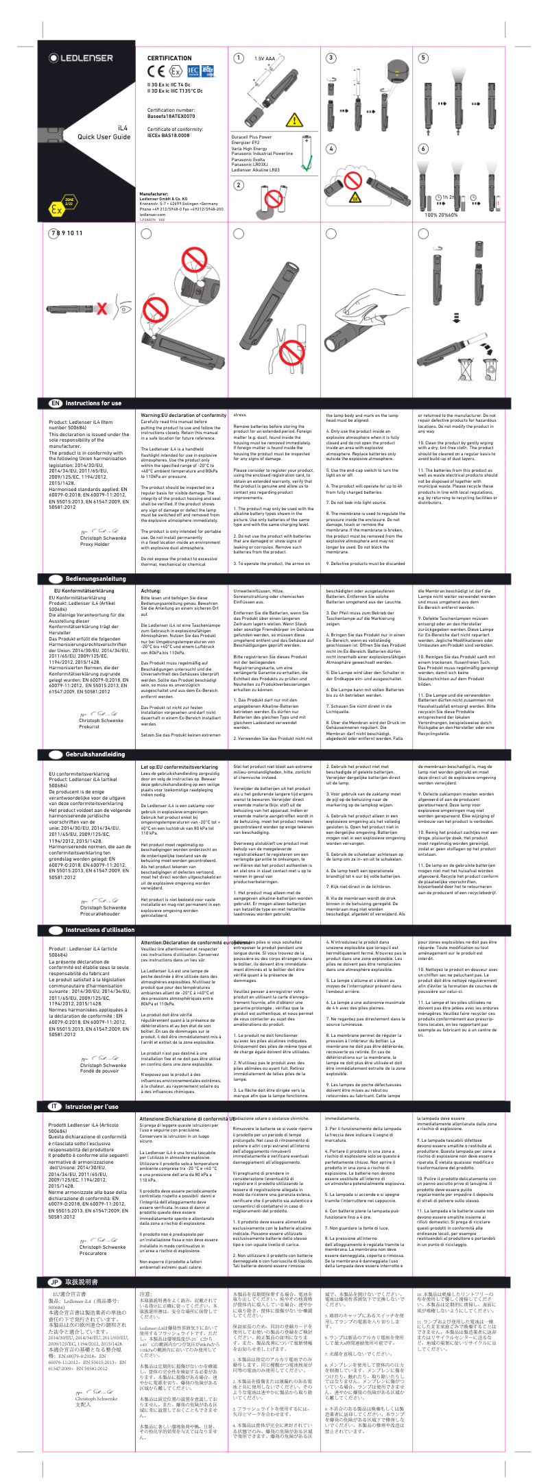 Image de la première page du manuel de l'appareil iL4