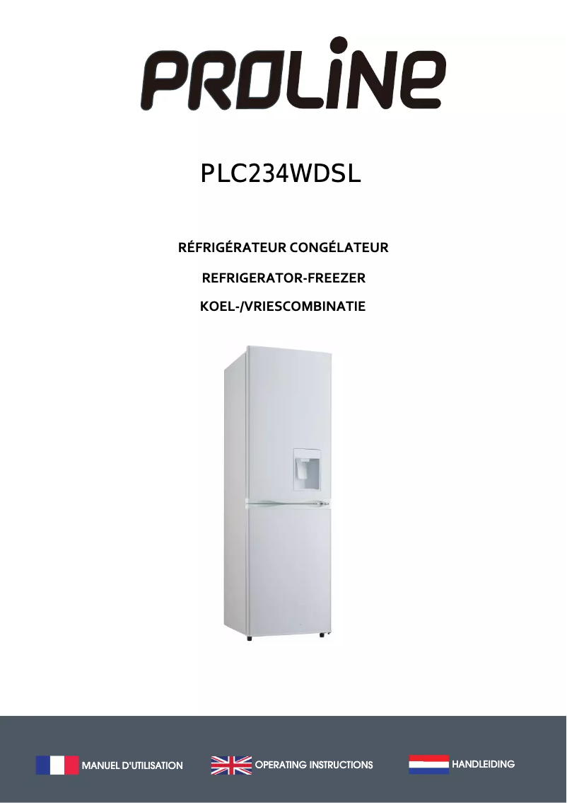 Image de la première page du manuel de l'appareil PLC234WDSL