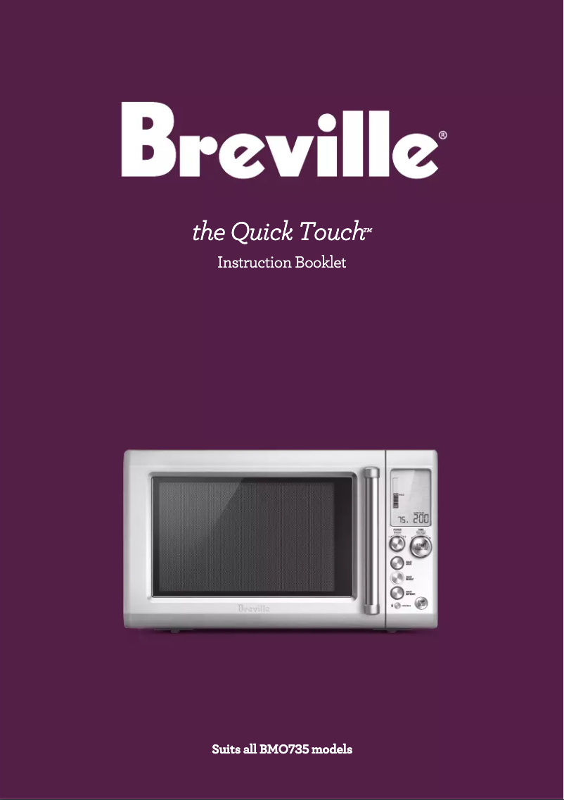 Image de la première page du manuel de l'appareil the Quick Touch BMO634