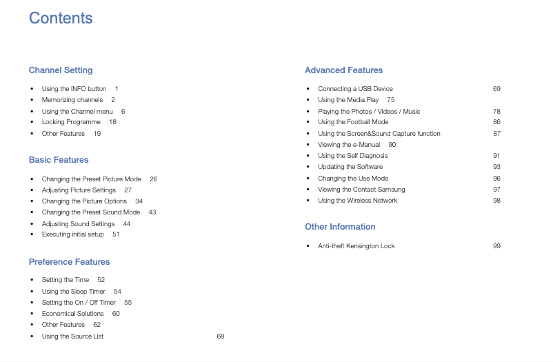 Página 1 del manual Manual de usuario Samsung UA32H5080AJ