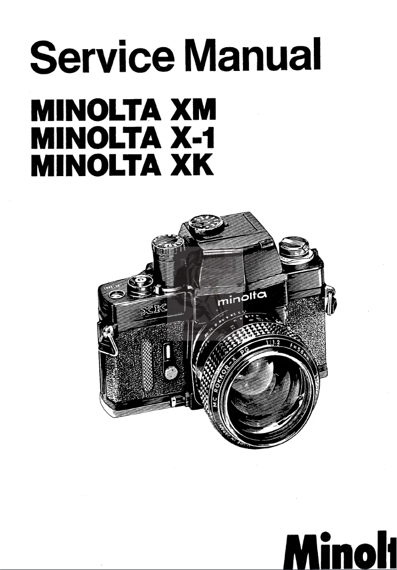 Page n°1 - Manuel utilisateur Konica Minolta X-1