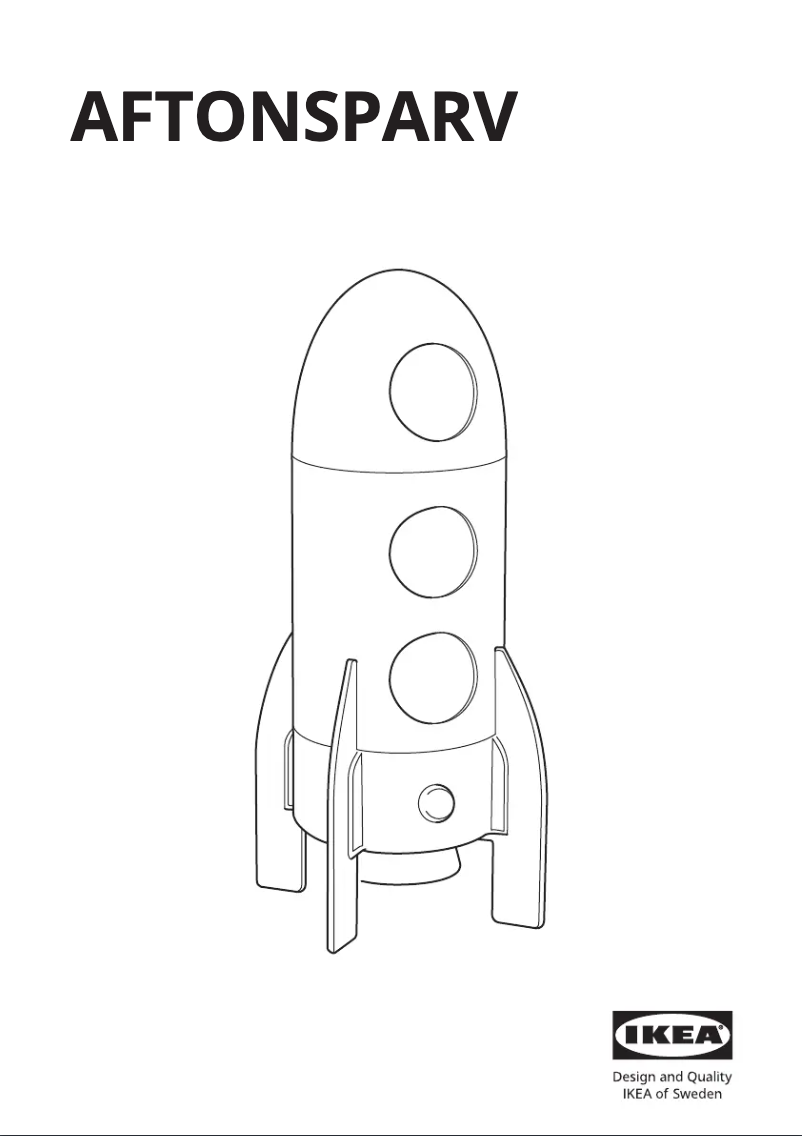 Image de la première page du manuel de l'appareil AFTONSPARV 105.552.35