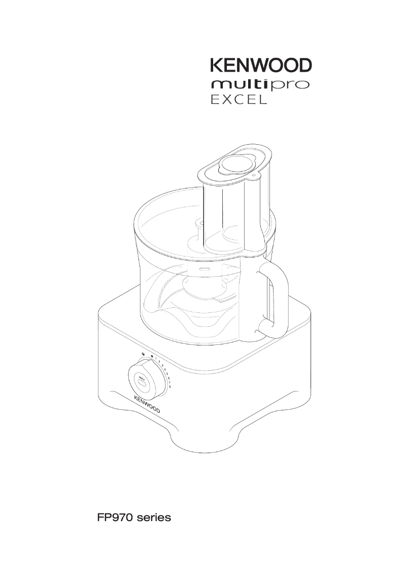 Image de la première page du manuel de l'appareil Multipro Excel FP979