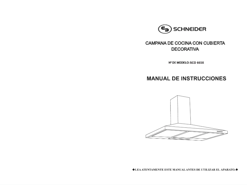 Image de la première page du manuel de l'appareil SCD 603X