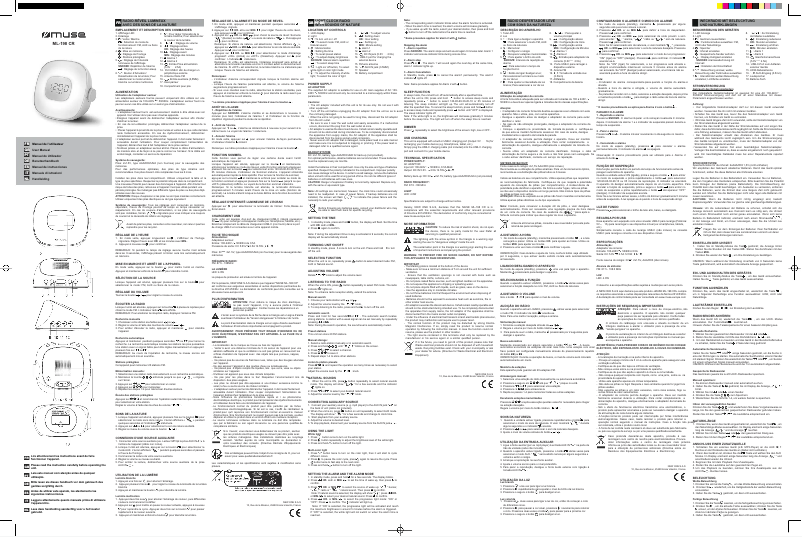 Image de la première page du manuel de l'appareil ML-198 CR