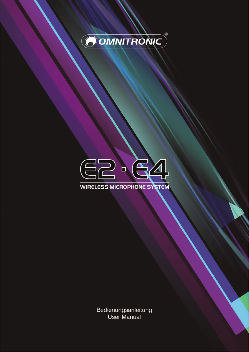 Page n°1 - Manuel utilisateur Omnitronic E 534