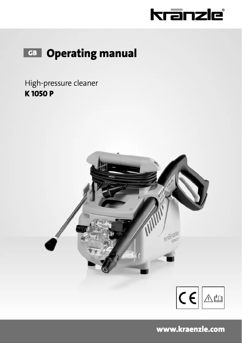 Página 1 del manual Manual de usuario Kränzle K 1050 P