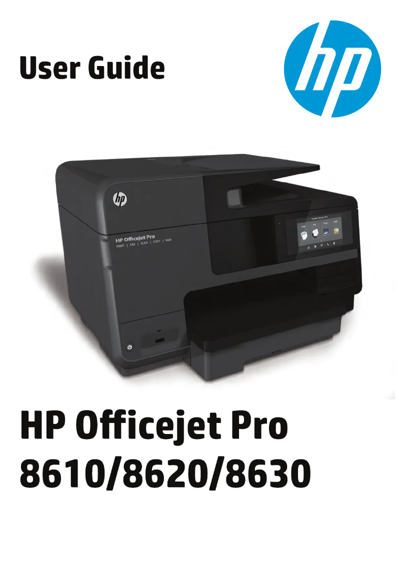 Page n°1 - Manuel utilisateur HP Officejet Pro 8610