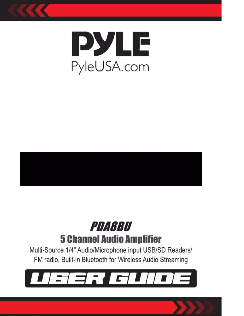 Image de la première page du manuel de l'appareil PDA7BU