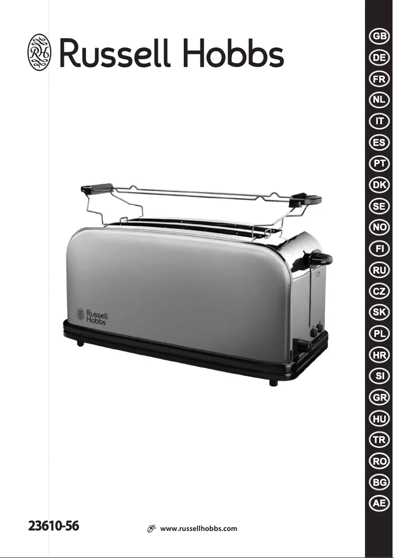 Page 1 de la notice Manuel utilisateur Russell Hobbs Adventure 23610-56