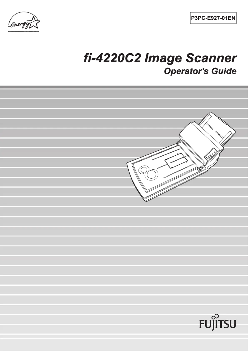 Page 1 de la notice Manuel utilisateur Fujitsu ScanPartner fi-4220C2