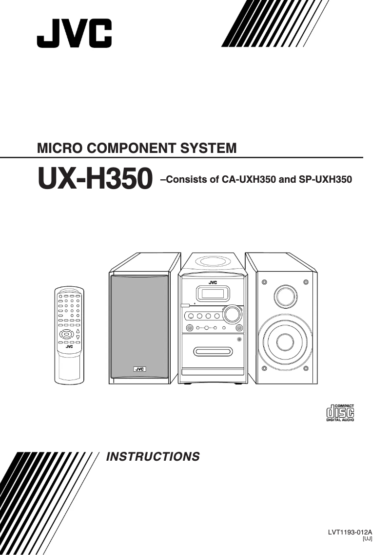 Page n°1 - Manuel utilisateur JVC UX-H350