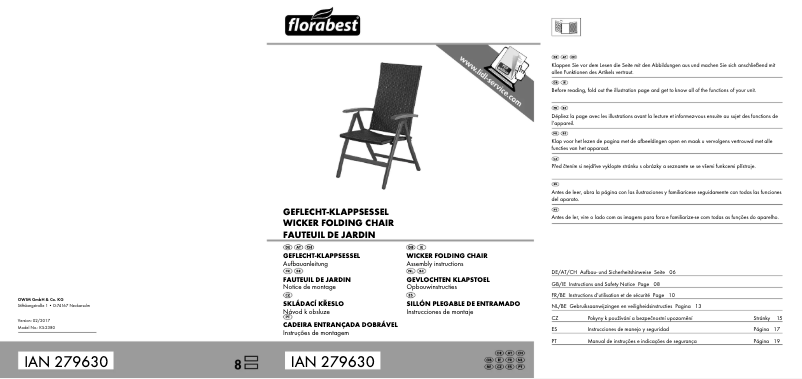 Image de la première page du manuel de l'appareil IAN 279630