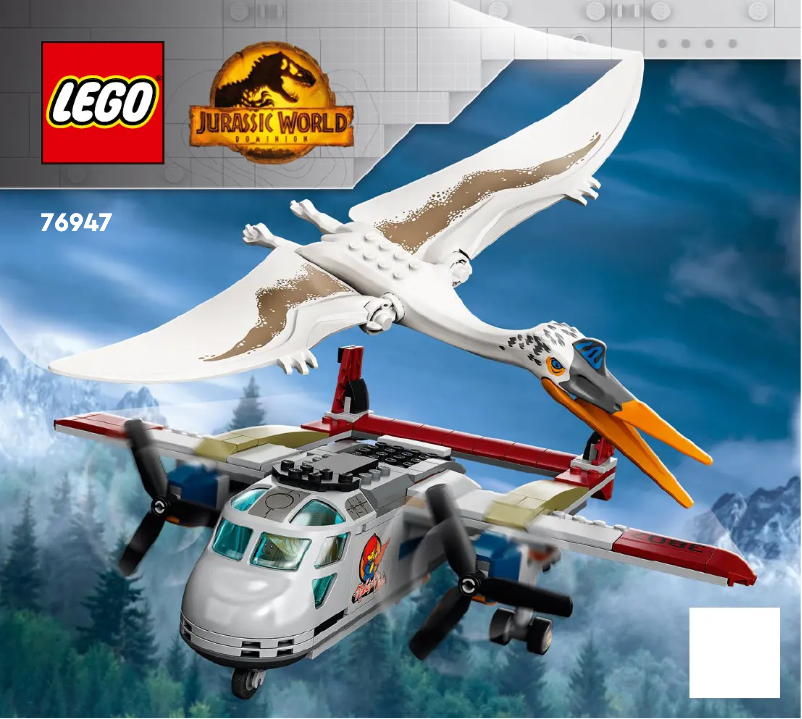 Page n°1 - Consignes visuelles Lego Jurassic World 76947