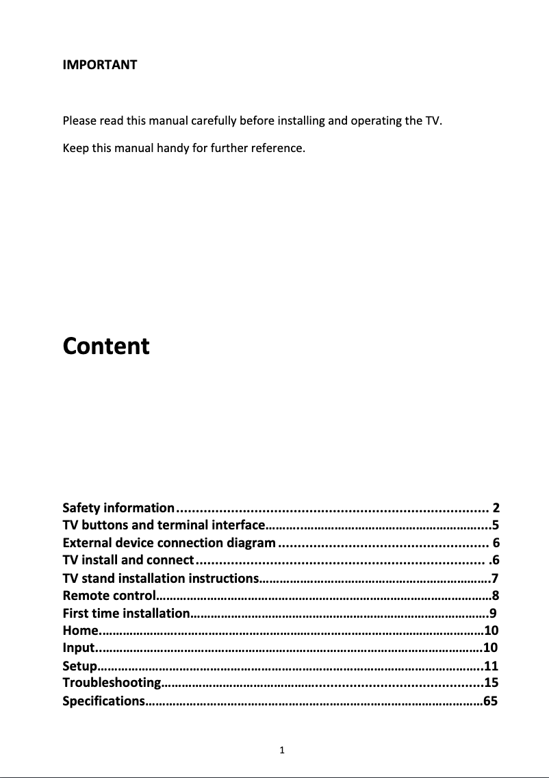 Page 1 de la notice Manuel utilisateur Allview 40iPlay6000-F