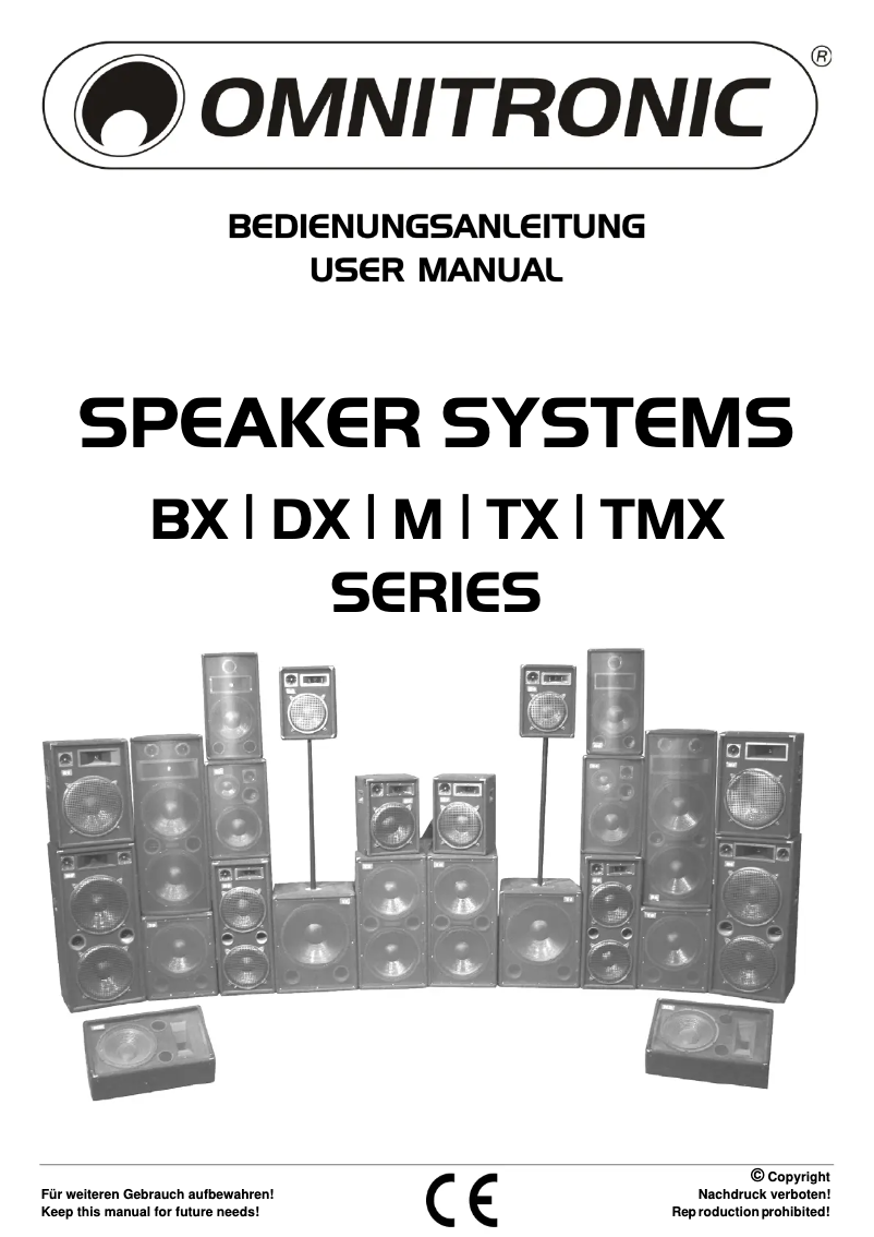 Page n°1 - Manuel utilisateur Omnitronic M-1220