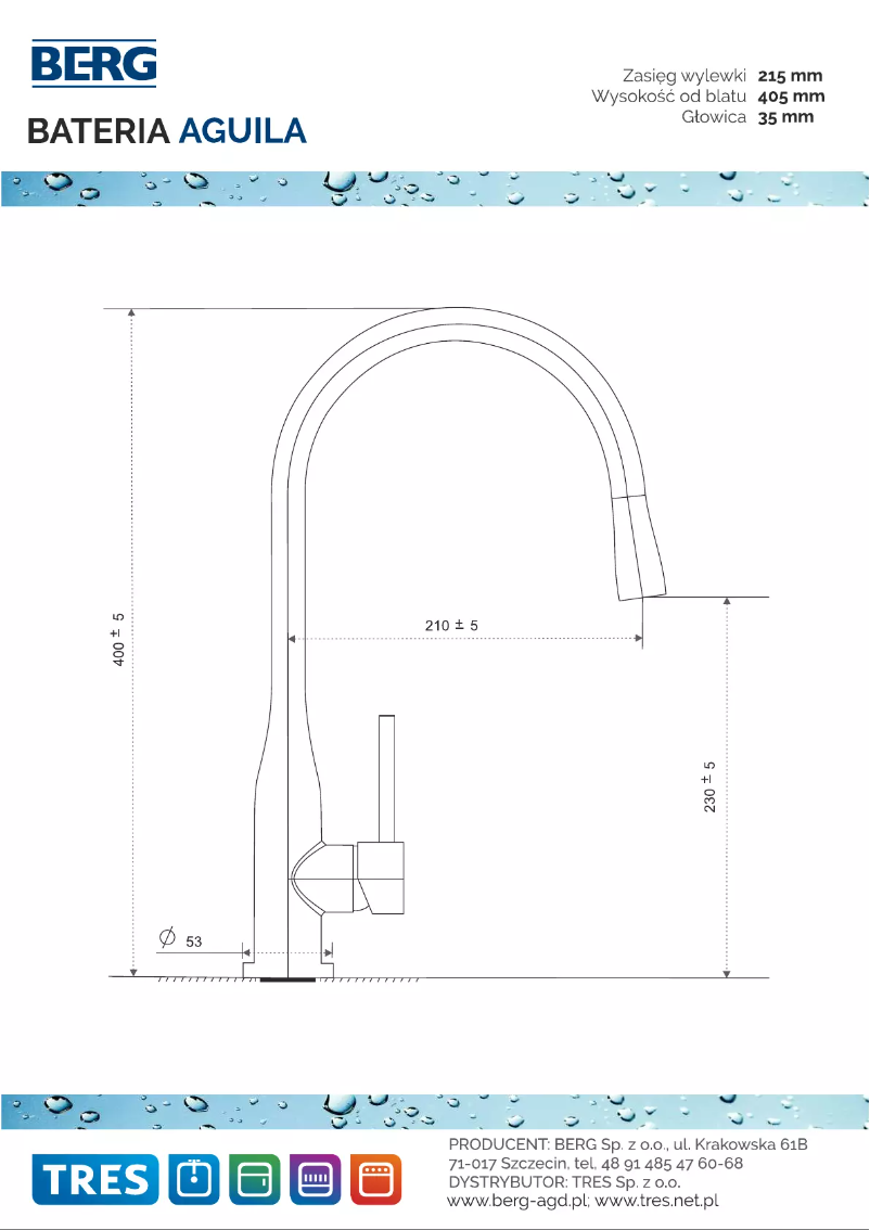 Image de la première page du manuel de l'appareil Aguila