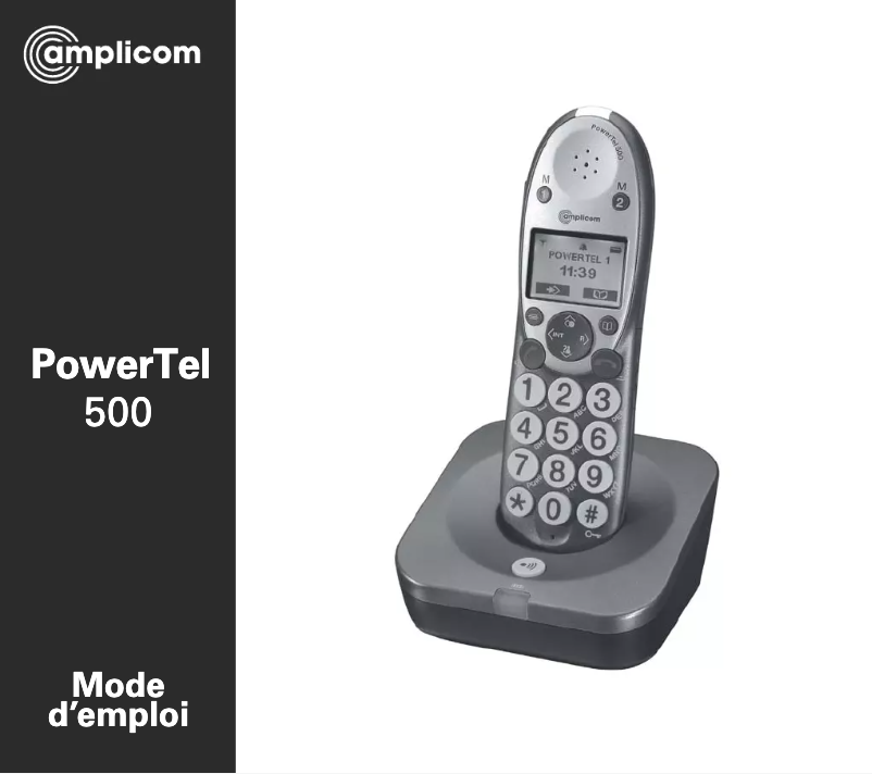 Page 1 of the manual User Manual Amplicom PowerTel 500