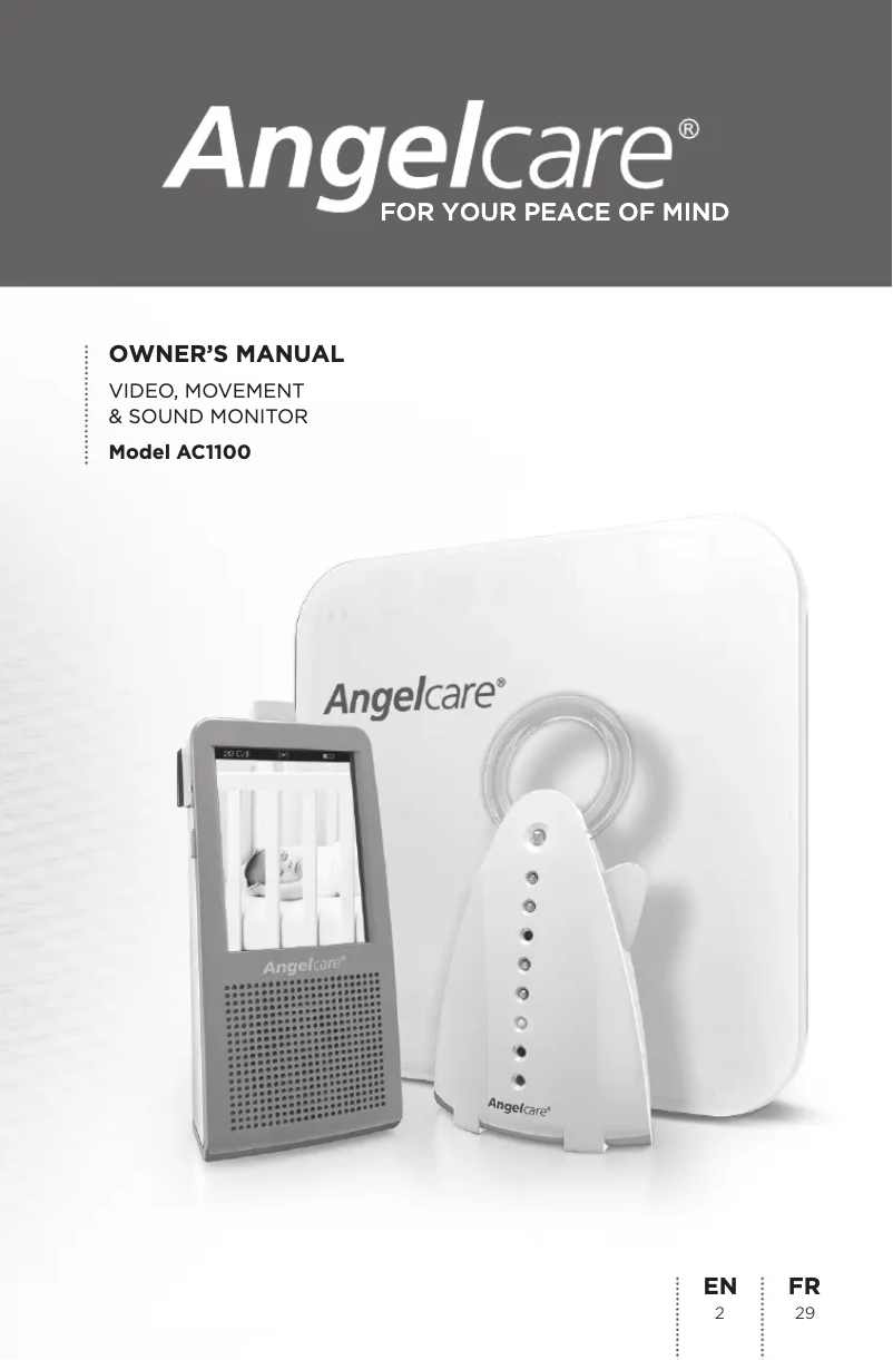 Page n°1 - Manuel utilisateur Angelcare AC1100