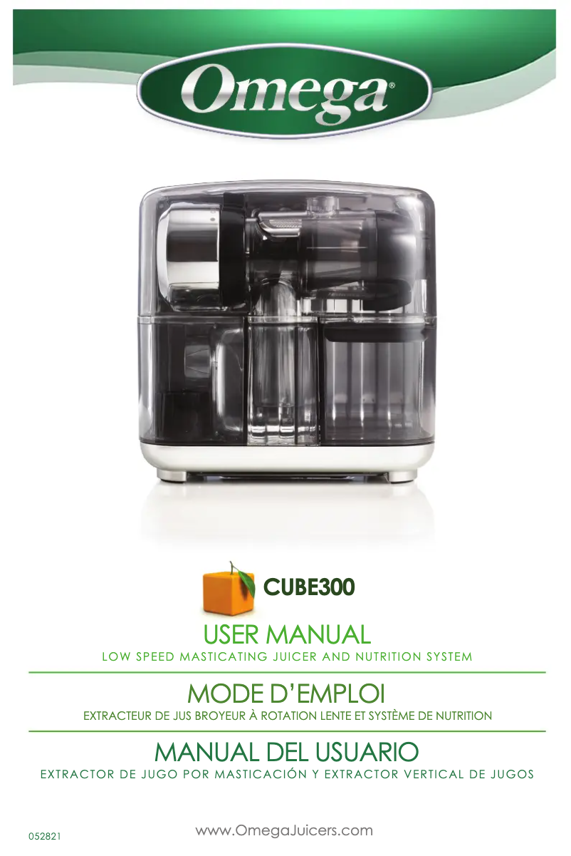 Page n°1 - Manuel utilisateur Omega CUBE300