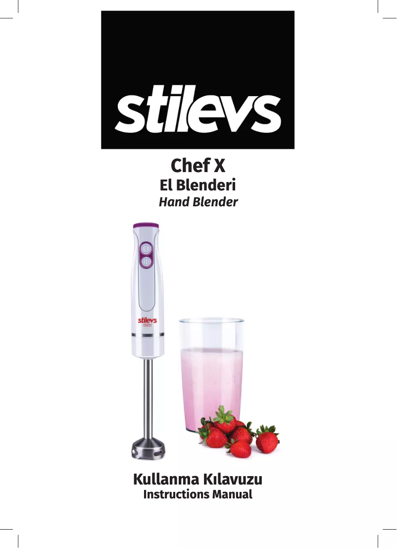 Page 1 de la notice Manuel utilisateur Stilevs Chef X