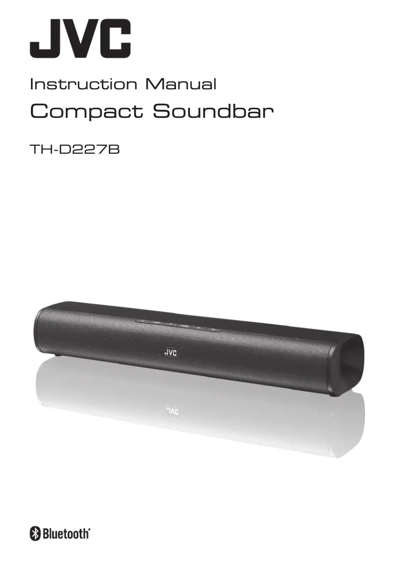Page 1 de la notice Manuel utilisateur JVC TH-D227B