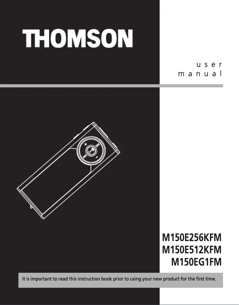 Página 1 del manual Manual de usuario Thomson M150E256KFM