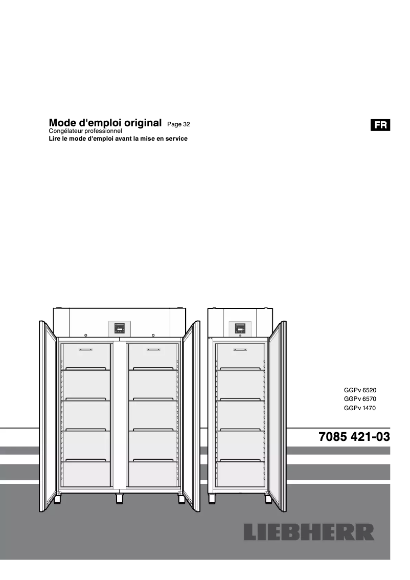 Image de la première page du manuel de l'appareil BGPv 8470 ProfiLine