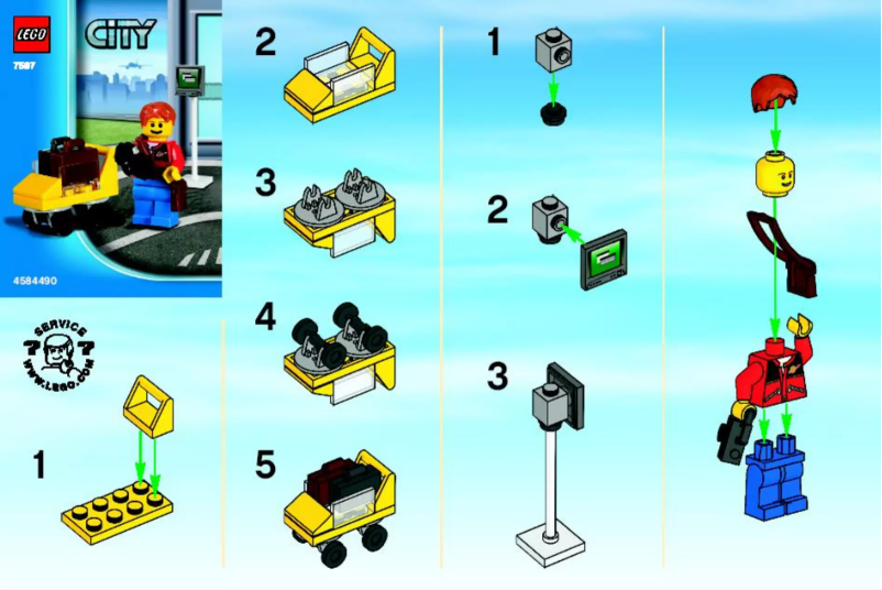 Page 1 de la notice Manuel utilisateur Lego City 7567