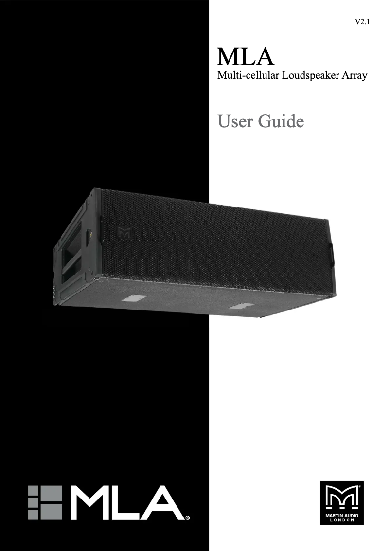 Image de la première page du manuel de l'appareil MLA Compact