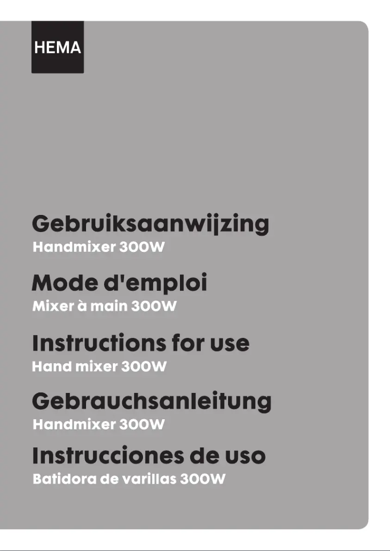 Page n°1 - Manuel utilisateur Emerio HM-109587