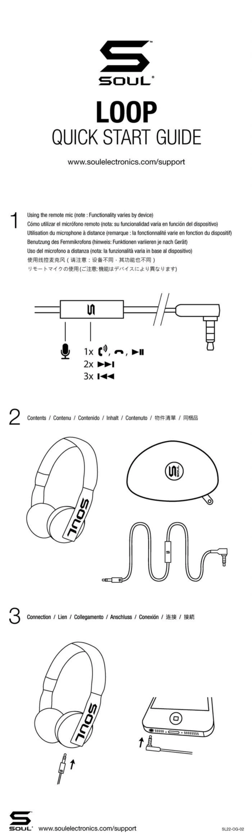 Página 1 del manual Manual de usuario Soul Loop