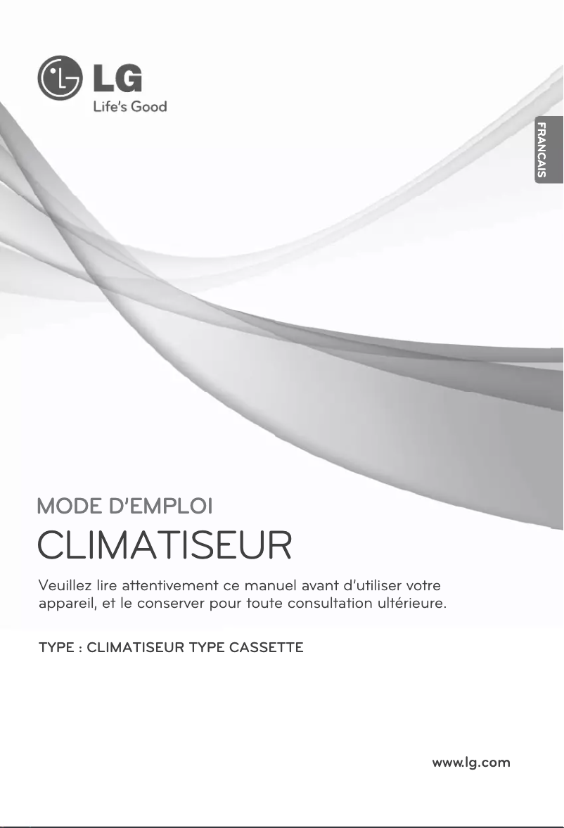 Image de la première page du manuel de l'appareil ARNU05GTRC2