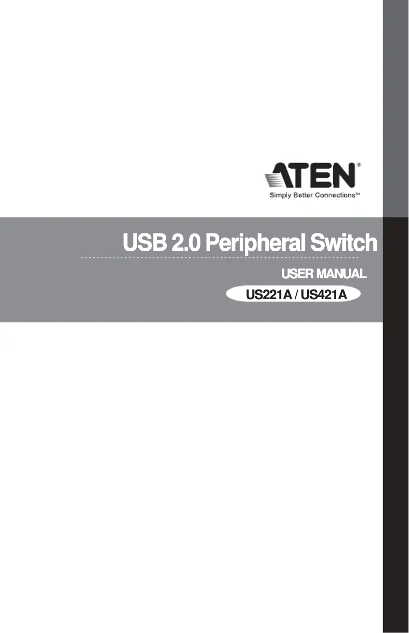 Page n°1 - Manuel utilisateur ATen US421