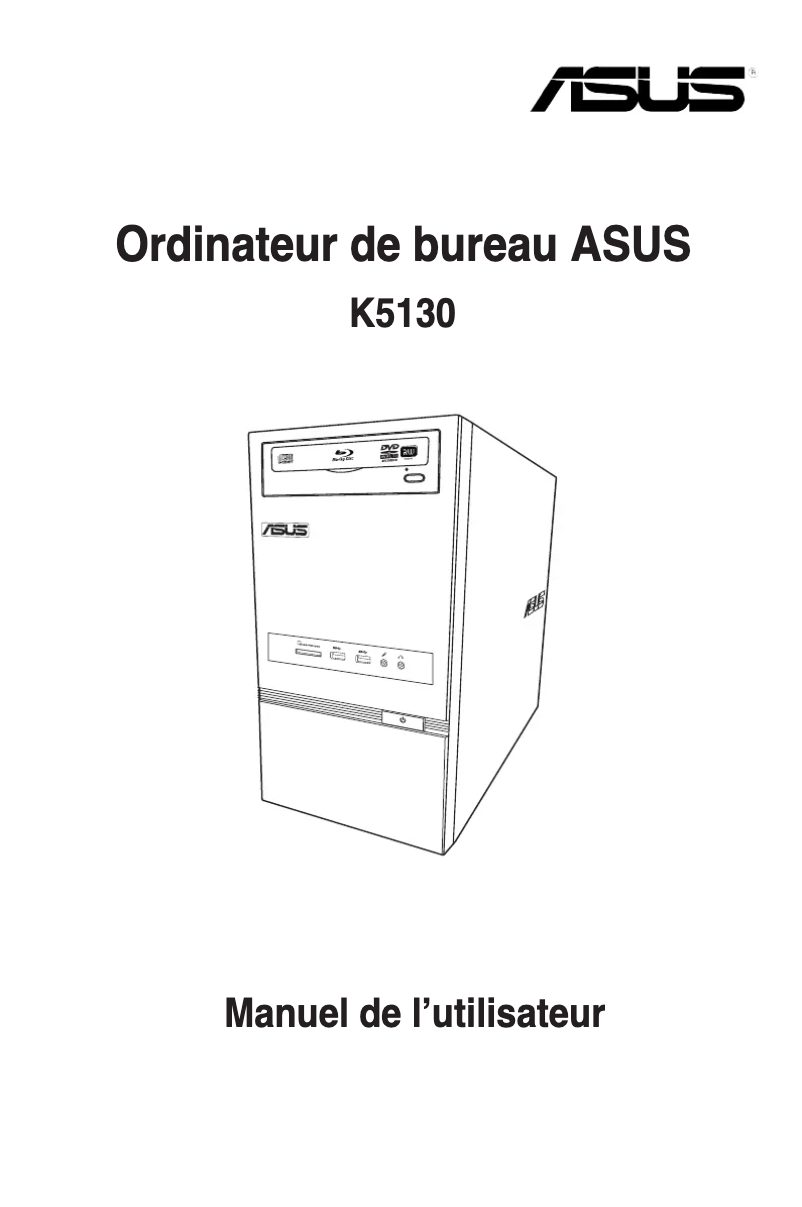 Page n°1 - Manuel utilisateur Asus K5130
